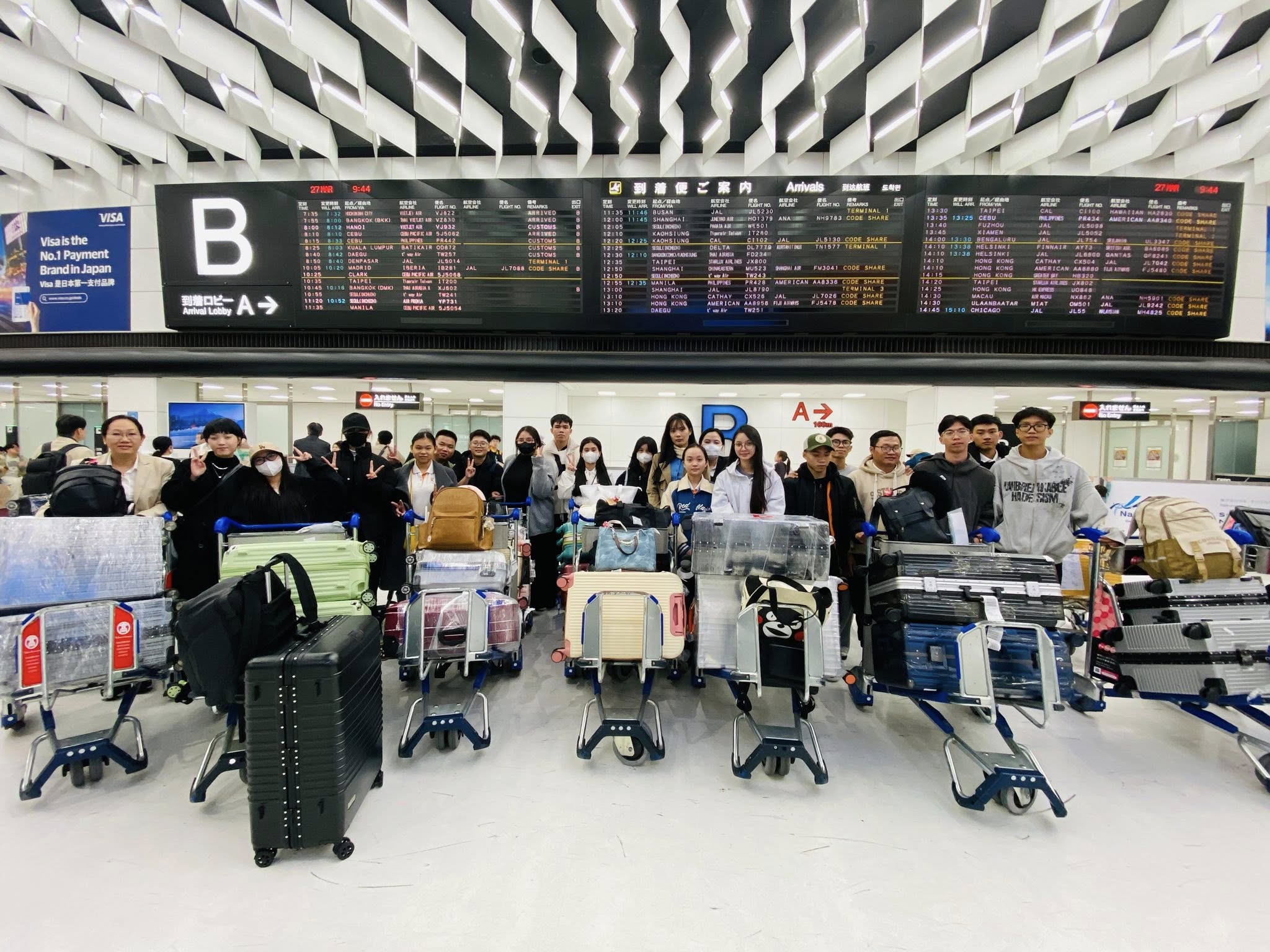 Lên đường sang Nhật